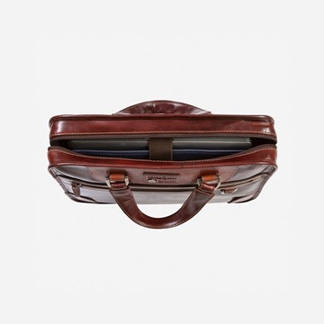 Picture of Jekyll and Hide Medium Laptop Briefcase tobacco