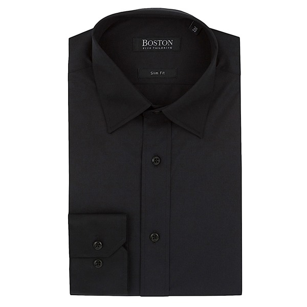 Picture of Boston Fine Tailoring Liberty Business Shirt - Black