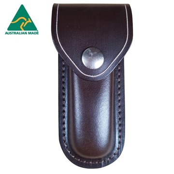 Picture of Leather Moulded Vertical Pocket Knife Pouch - 110mm