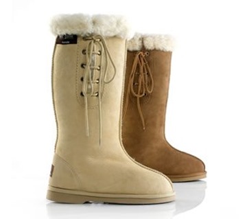 Picture of Wild Goose Viking Lace Up Long Sheepskin Boot