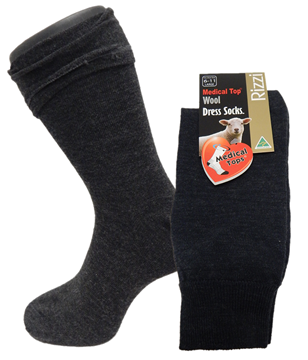 Picture of Rizzi Wool Blend Medical Top Dress Sock