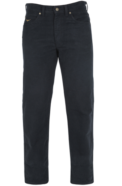 Moleskin Trousers  Navy  Oliver Brown