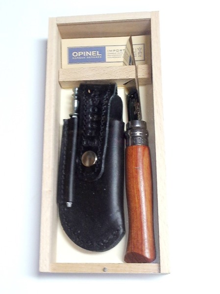 Picture of Pencil Case Opinel No8 SS Bubinga Handle TAW 200