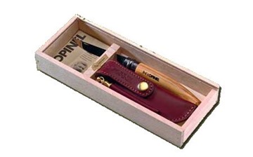 Picture of Pencil Case Opinel #8 SS with Walnut Wood Handle wood  stainless TAW 100
