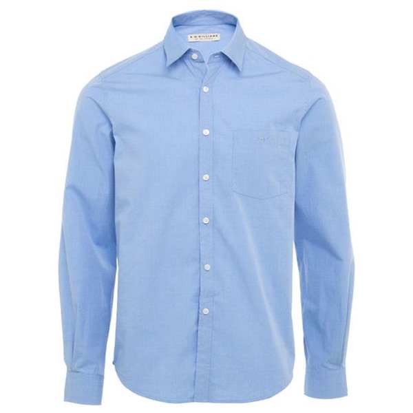 Picture of RM Williams Martin L/S Shirt Light Blue CLEARENCE