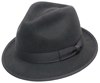 Grey Wool Felt Hat