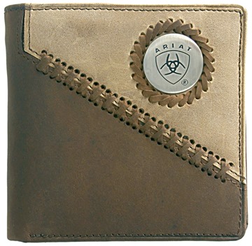 Picture of Ariat Bi Fold Wallet - Brown/ Fawn
