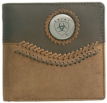 Picture of Ariat Bi Fold Wallet - Chestnut / Brown