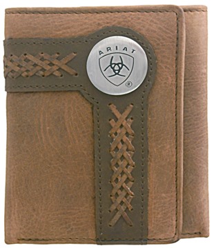 Picture of Ariat Tri-fold Wallet - Chestnut