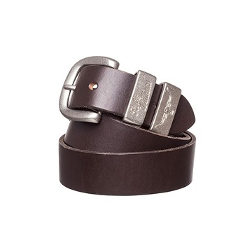 Picture of RM Williams 1 1/2inch Solid Hide Work Belt - Chestnut