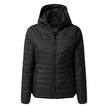 Picture of Craghoppers Women's Compresslite III Hooded Jacket Black CLEARENCE