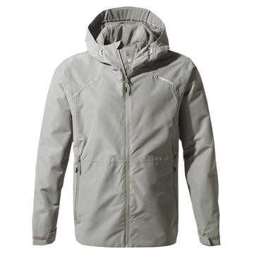 Picture of Craghoppers Mens Balla Waterproof Jacket Cement CLEARANCE