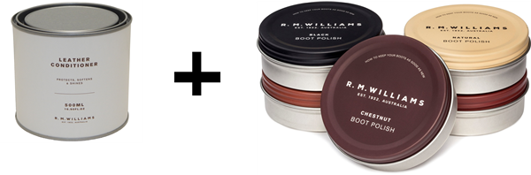 Picture of RMW Boot Polish and Conditioner Tin Bundle