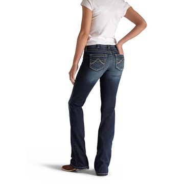 Picture of Ariat Womens R.E.A.L Mid Rise Boot Cut Jean Spitfire
