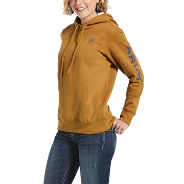 Picture of Ariat Women's Real Arm Logo Hood Bronze Brown