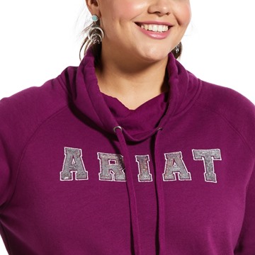 Picture of Ariat Women's Real Sequin Sweatshirt Imperial Violet