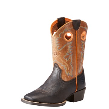 Picture of Ariat Youth Heritage Roughstock Dark Java/Light Saddle CLEARENCE