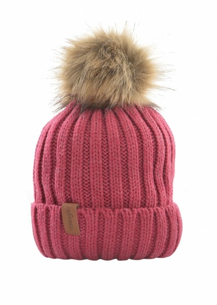 Picture of Wrangler Womens Alice Beanie Berry Marle