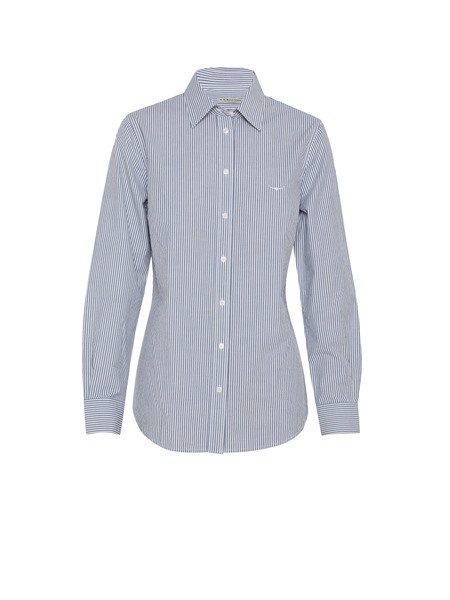 Picture of RM Williams Nicole Shirt Blue/ White CLEARENCE