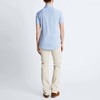 Picture of RM Williams Nicole Short Sleeve Shirt Light Blue/White CLEARENCE