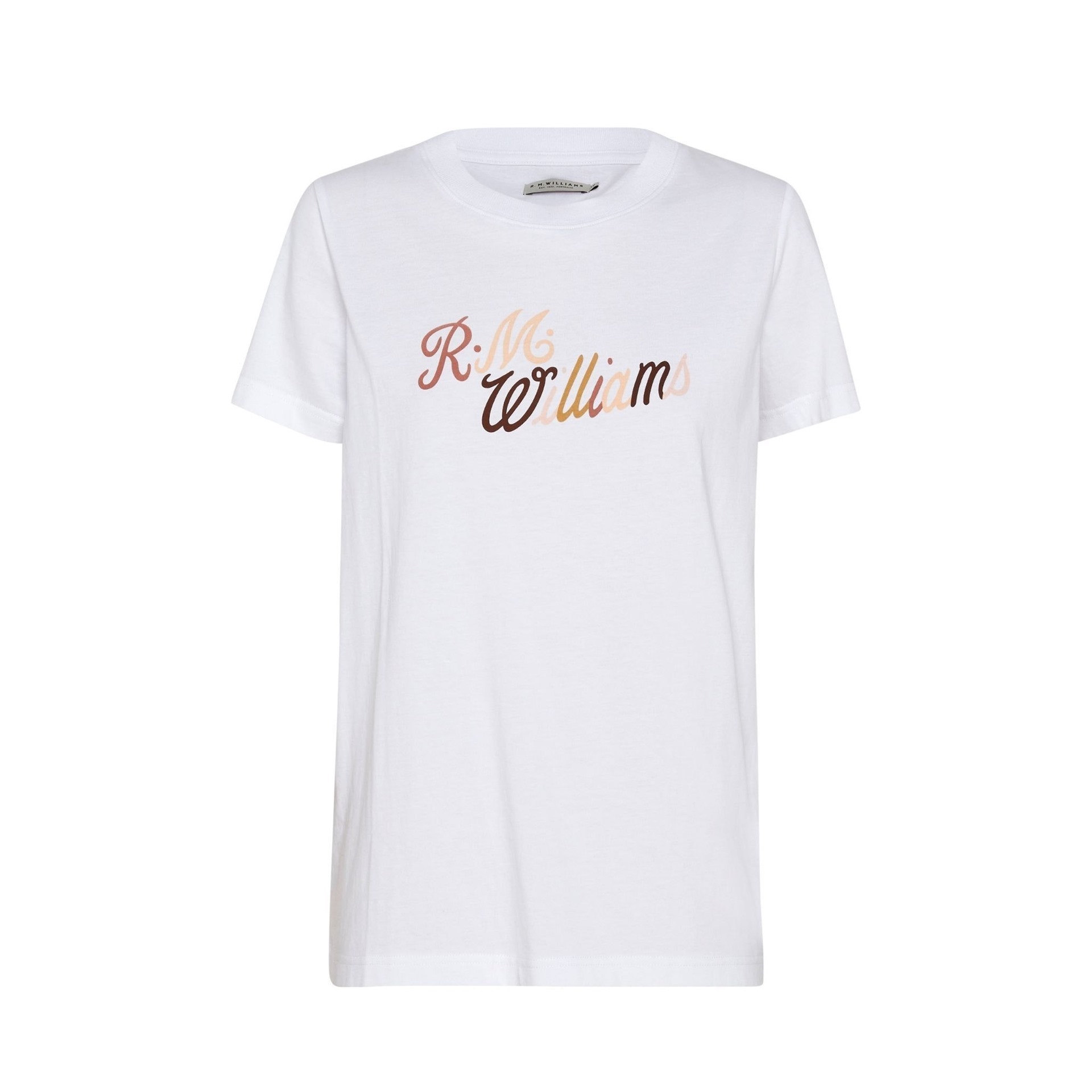 RM Williams Womens Script T-Shirt | Port Phillip Shop