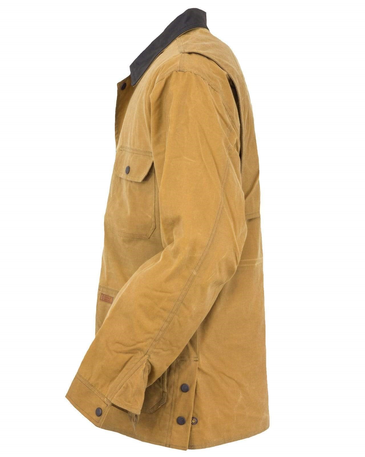 Outback Trading Mens Gidley Jacket Field Tan | Port Phillip Shop