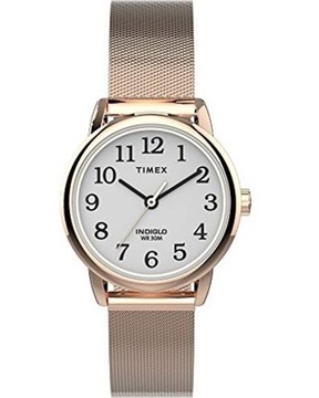 Picture of Timex Easy Reader 25mm Rose Gold Mesh Band Watch