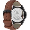 Picture of Timex Men's 44mm Black Grey/Brown Leather Watch