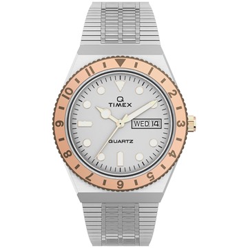 Picture of Timex Women's 36mm Q Silver/Rose Gold  Watch