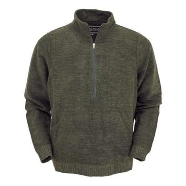 Picture of Outback Trading Mens Broderick Henley Jumper Breen