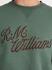 Picture of R.M.W. Mens Script Crew Neck Jumper Eucalypt