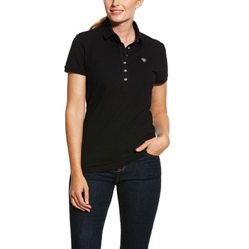 Picture of Ariat Women's Prix 2.0 Short Sleeve Polo Black