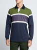 Picture of RM Williams Men's Tweedale Rugby Top Blue/Navy/Green