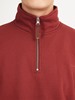 Picture of RM Williams Men's Mulyungarie Fleece Jumper Oxblood CLEARENCE