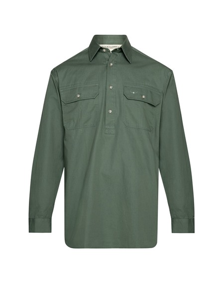 Picture of RM Williams Angus Brigalow Shirt Eucalypt CLEARENCE