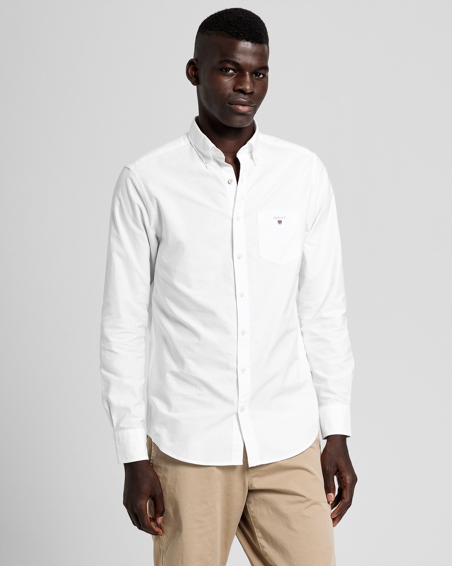 Gant Men's Regular Fit Oxford Shirt White | Port Phillip Shop