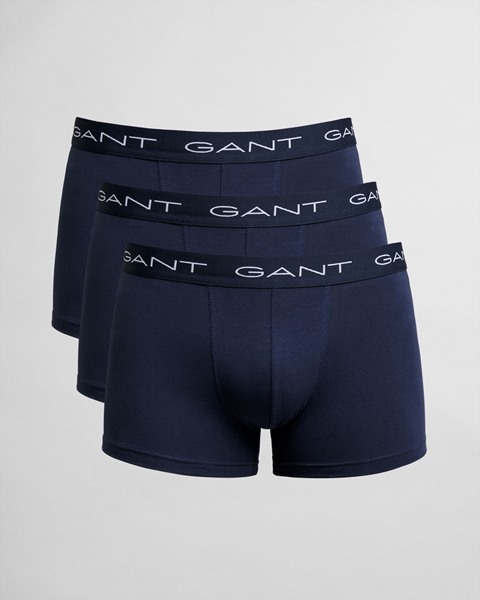 Picture of Gant Men's 3-Pack Trunks Navy