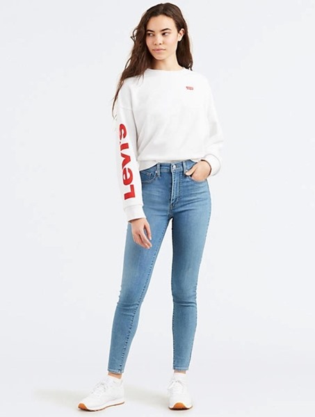 Levi's Womens Mile High Super Skinny Jeans Ontario Math Club | Port Phillip  Shop