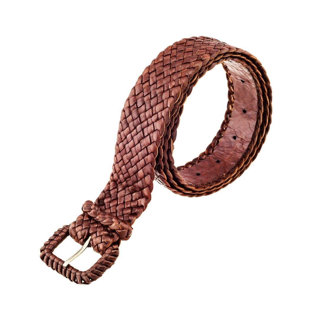 Badgery Jackaroo - Plaited Kangaroo Leather Belt | Port Phillip Shop
