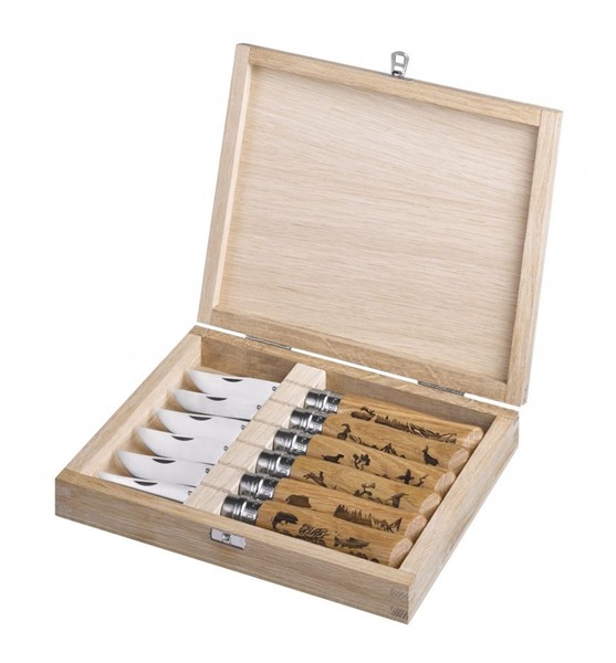 Picture of Opinel Animalia Collection Box - 6 Knives No.8 SS