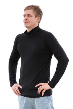 Picture of Woolerina Mens Long Sleeve Turtleneck CLEARANCE
