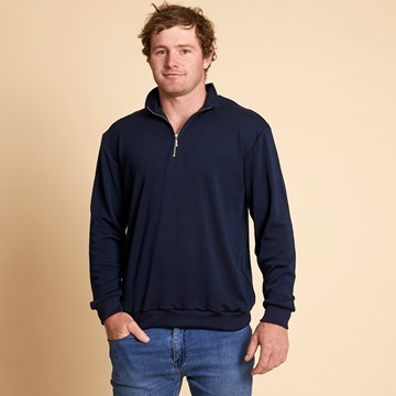 Picture of Woolerina Mens 1/4 Zip Pullover CLEARANCE