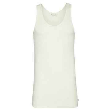 Picture of Woolerina Mens Singlet Natural CLEARANCE