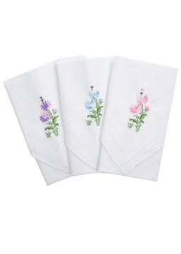 Picture of Thomas Cook Womens Handkerchief 3-Pack White