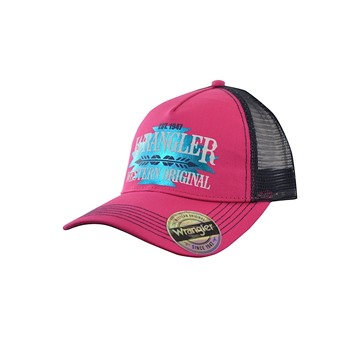 Picture of Wrangler Womens Genie Cap Pink/Navy