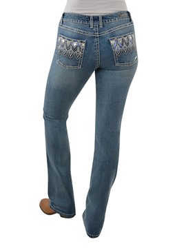 Picture of Wrangler Womens Rock 47 Jerry Jean Moonshine