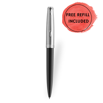 Picture of Waterman Embleme Black Chrome Ballpoint Pen