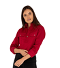Picture of Brumby Unisex Work Shirt Red CLEARANCE