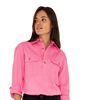 Picture of Brumby Unisex Work Shirt Pink CLEARANCE