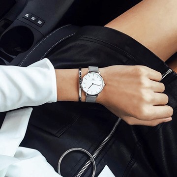 Picture of Daniel Wellington Petite 32mm Sterling S White Watch